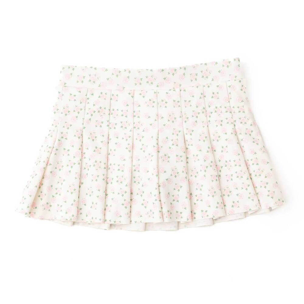 NEW SHADE CRITTERS girls pleated active skort in cottage floral pink